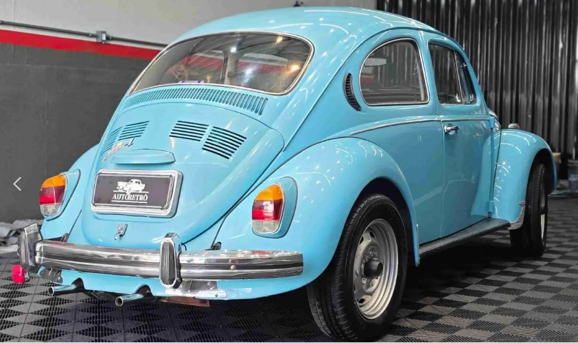 Fusca Azul 1977 entregue pela Auto Retrô Clássicos